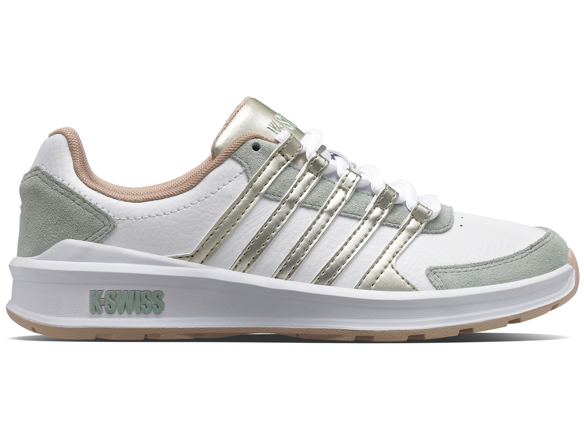 97000-995-M | VISTA TRAINER | WHITE/FROSTY GREEN/CHAMPAGNE