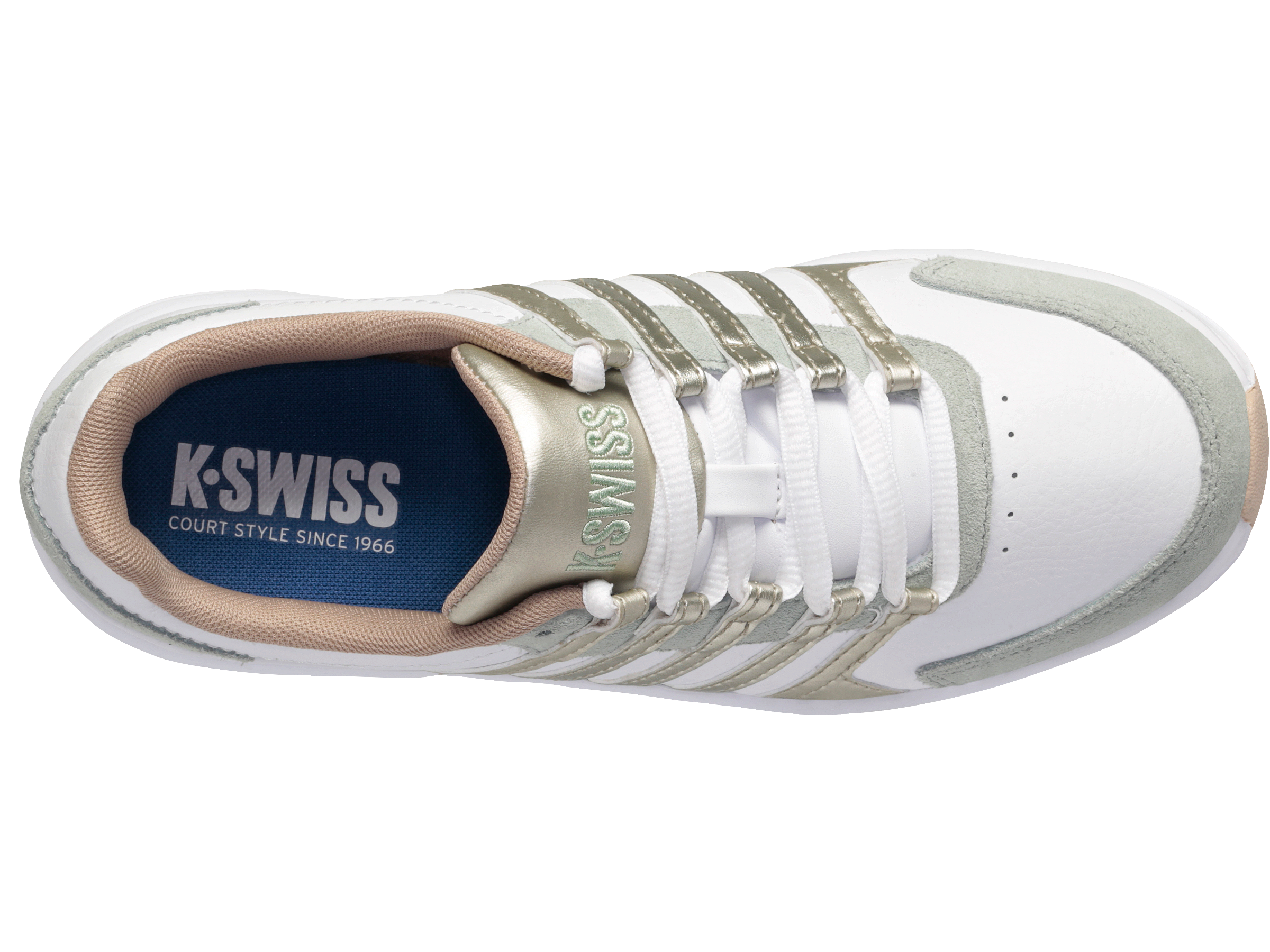 97000-995-M | VISTA TRAINER | WHITE/FROSTY GREEN/CHAMPAGNE