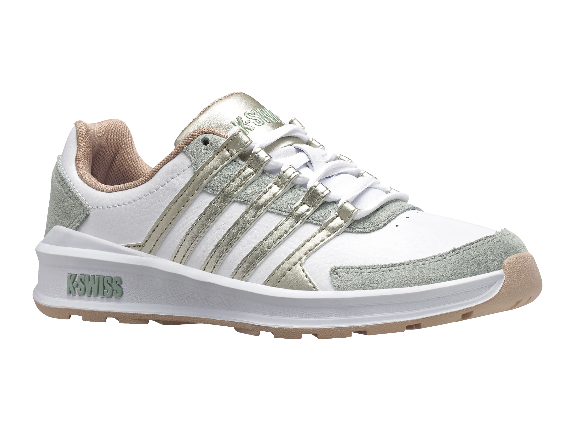 97000-995-M | VISTA TRAINER | WHITE/FROSTY GREEN/CHAMPAGNE