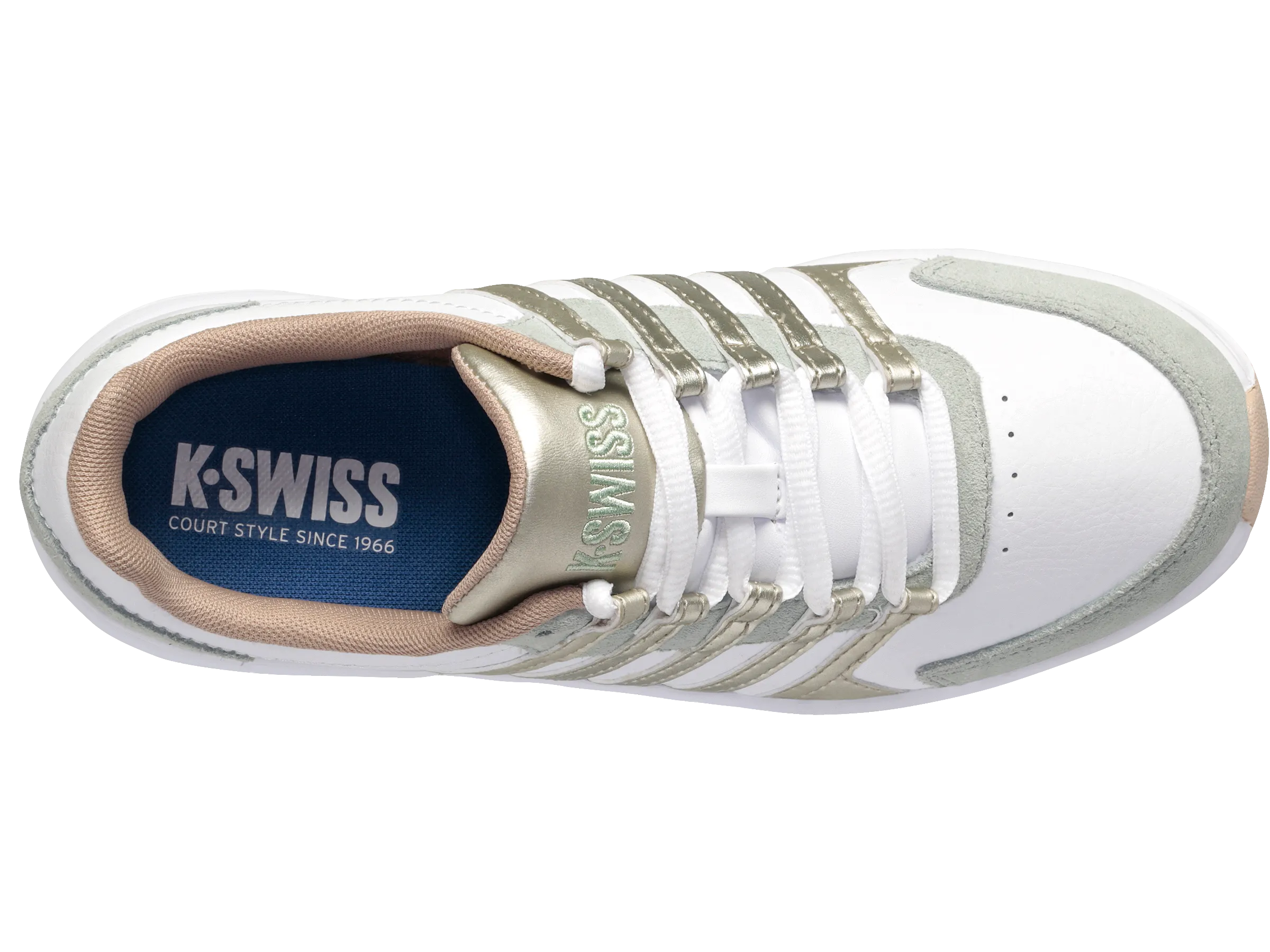 97000-995-M | VISTA TRAINER | WHITE/FROSTY GREEN/CHAMPAGNE