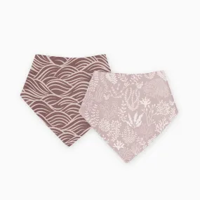 Bib Set - 2 Pack (Swell/Aster and Coral Reef/Wisteria)