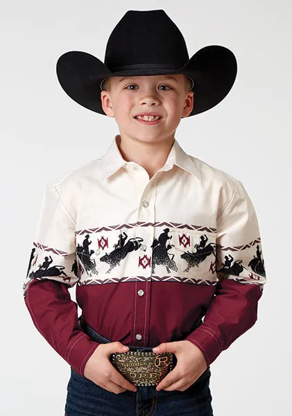 Boy's Roper Snap Front Shirt #03-030-0421-0308