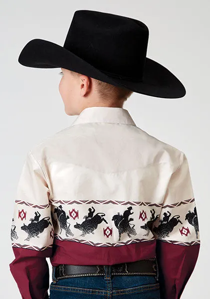 Boy's Roper Snap Front Shirt #03-030-0421-0308