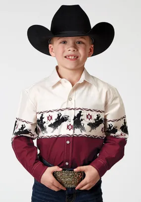 Boy's Roper Snap Front Shirt #03-030-0421-0308