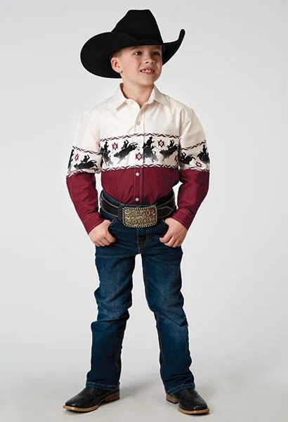 Boy's Roper Snap Front Shirt #03-030-0421-0308