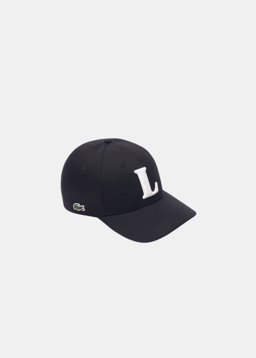 Casquette baseball en twill de coton brodé Lacoste