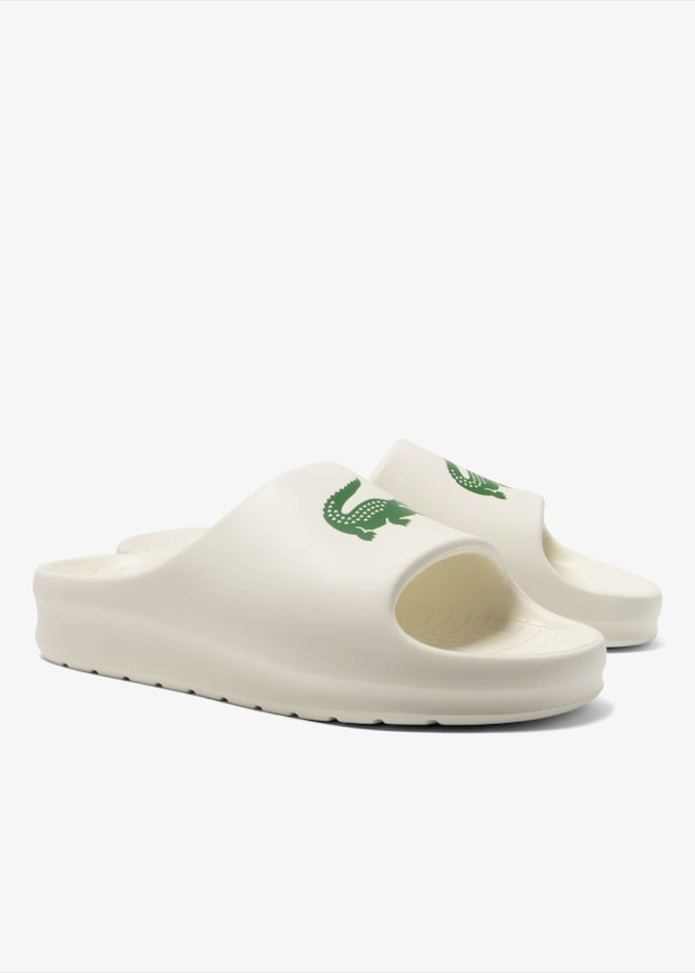 Claquettes Lacoste serve slide 2.0 blanche