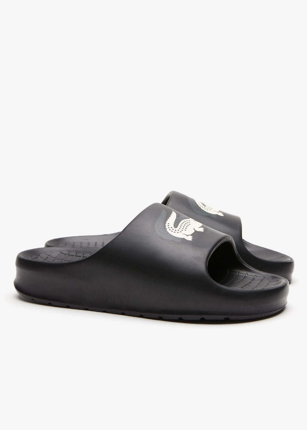 Claquettes Lacoste serve slide 2.0 noir