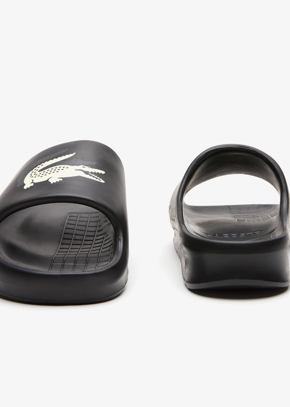 Claquettes Lacoste serve slide 2.0 noir