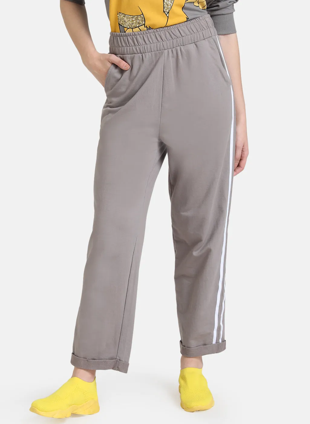 Disney Side Contrast Tape Detail Sweatpants