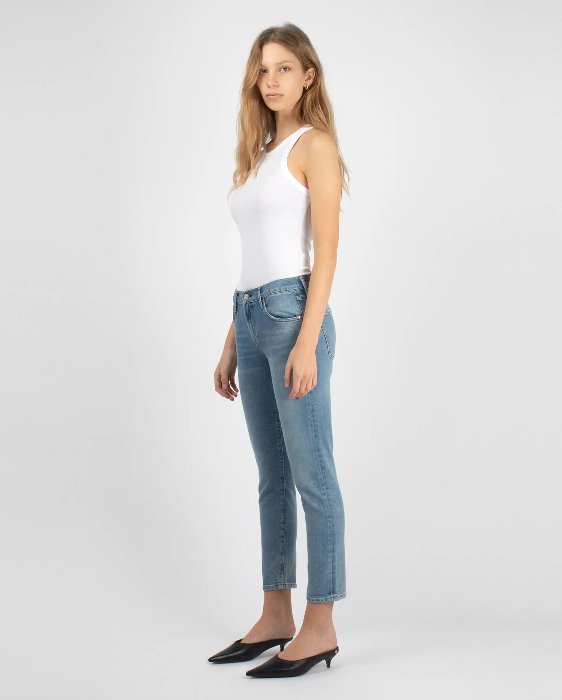 ELSA MID RISE SLIM CROP / REFRESH