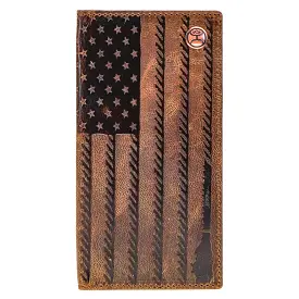 HOOEY LIBERTY ROPER BROWN RODEO HOOEY WALLET