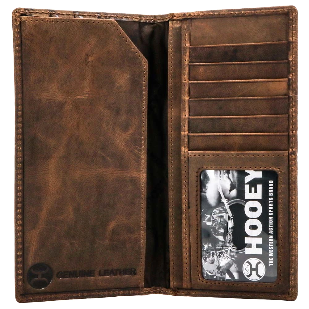 HOOEY LIBERTY ROPER BROWN RODEO HOOEY WALLET