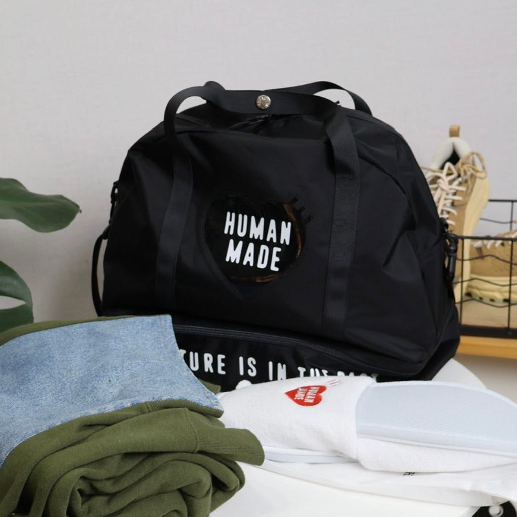 Human Made Boston Bag Black