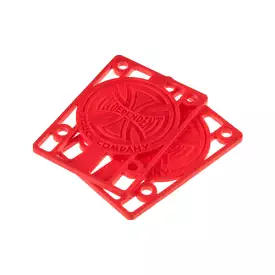 Independent 1/8 Risers Red 2 Pack