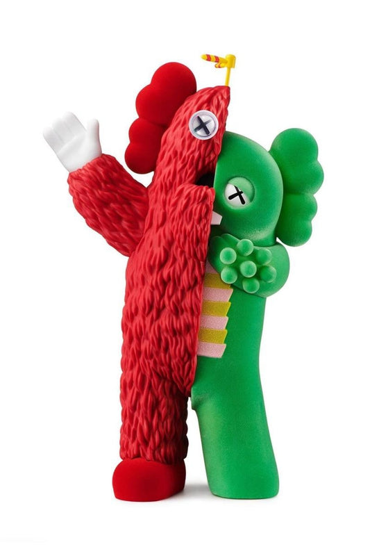 KAWS KACHAMUKKU Vinyl Figure Green/Red