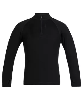 Kids 260 Tech LS Half Zip 2-6 Years - Black