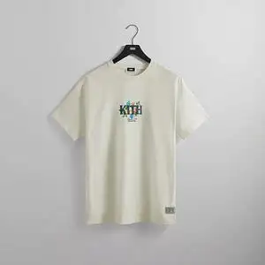 KITH Western floral tee chalk