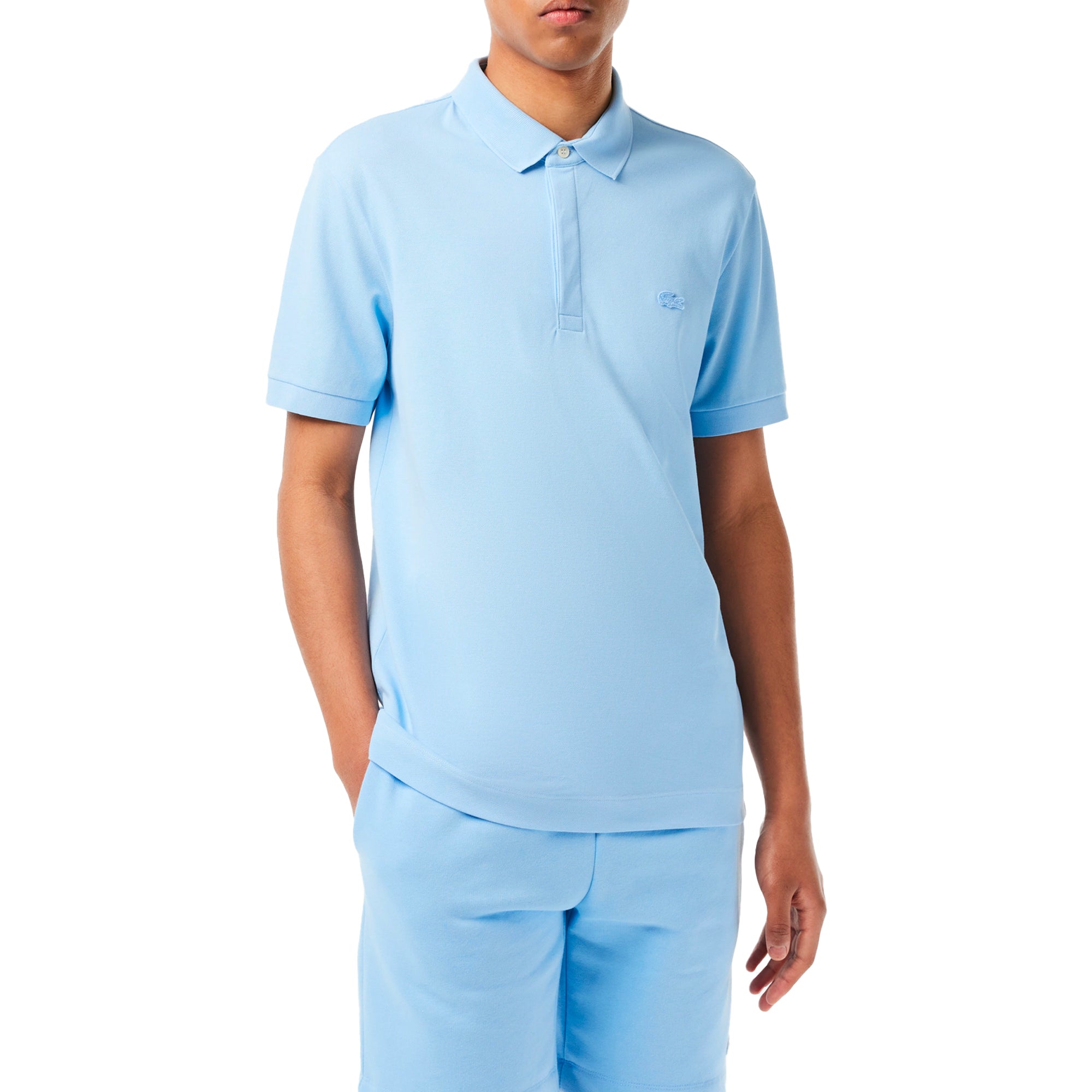 Lacoste Paris Regular Fit Stretch Polo PH5522 - Overview Blue