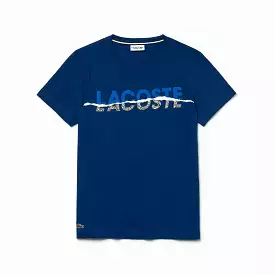 Lacoste Tear Graphic Tee (Navy/Blue)