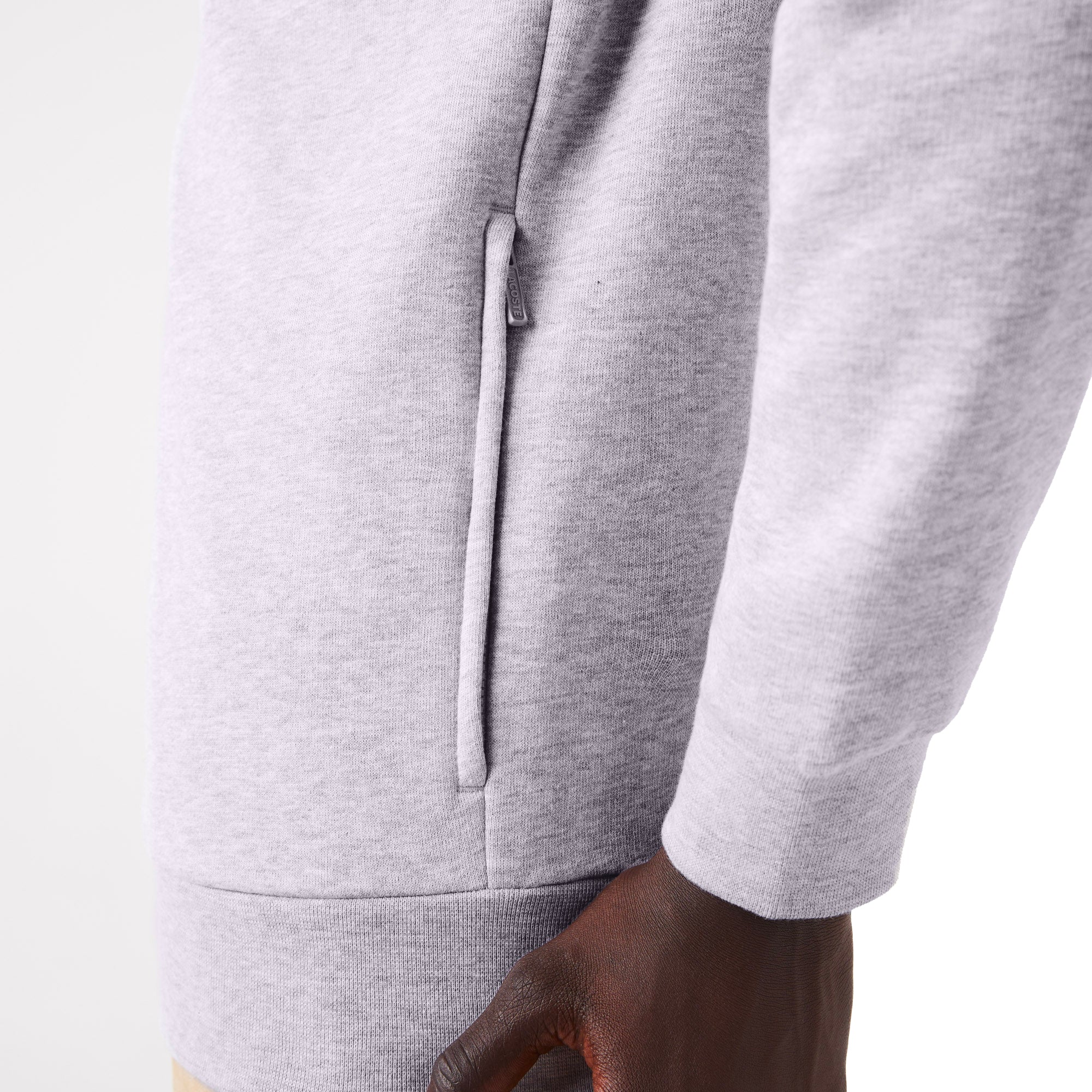 Lacoste Zip Sweat SH9622 - Silver Chine