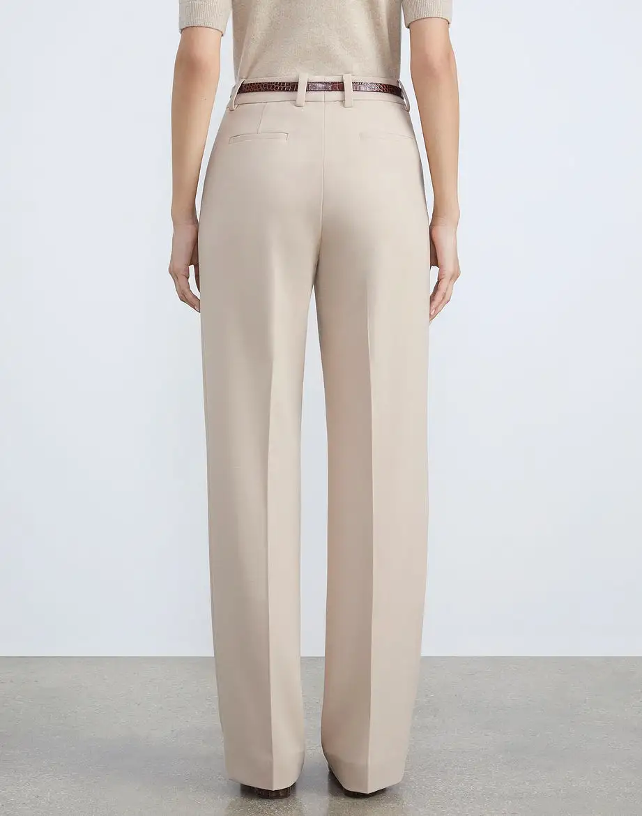 LAFAYETTE 148 Gates Pant in Italian Double Face Wool