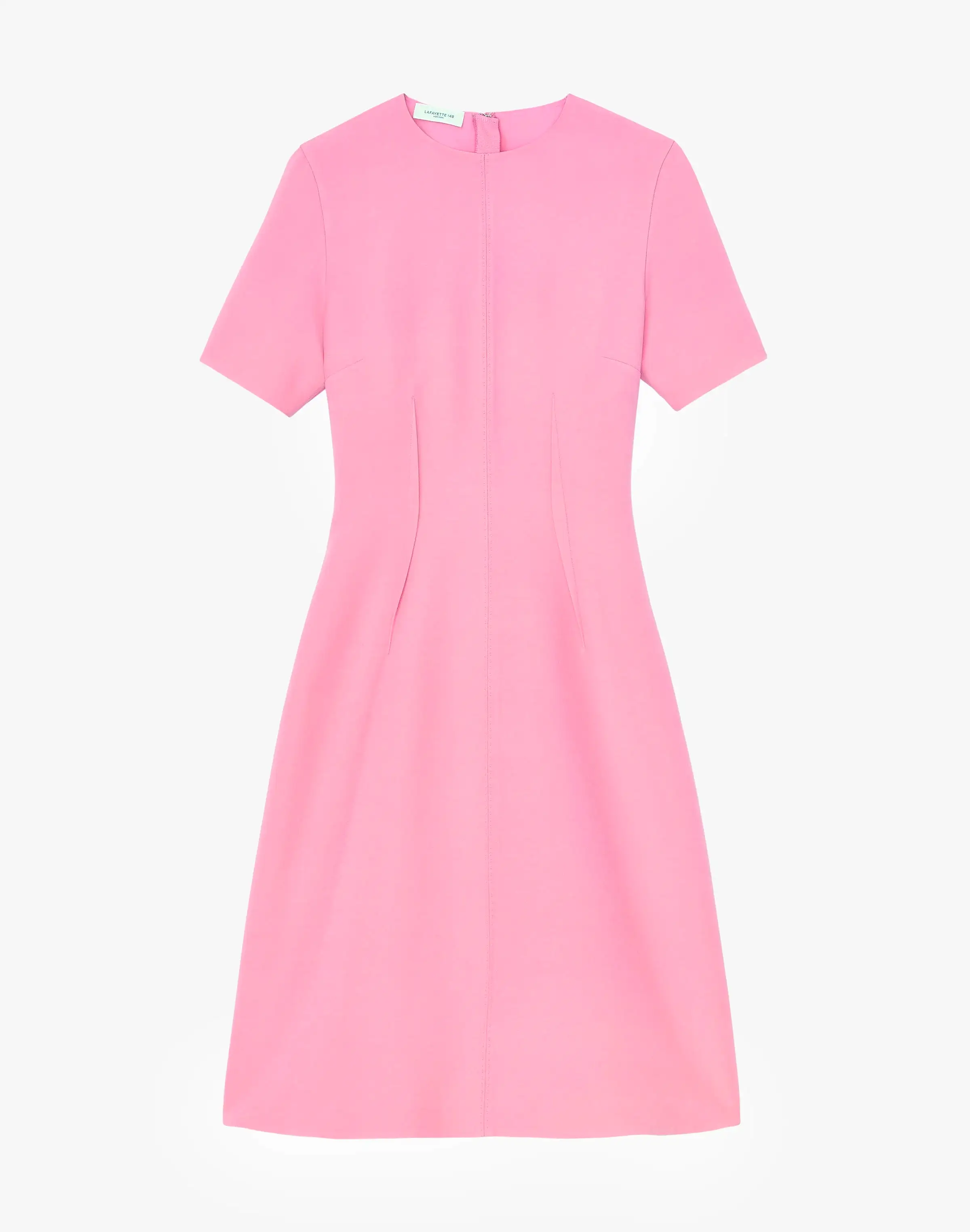 LAFAYETTE 148 Wool-Silk Crepe Flared Dress