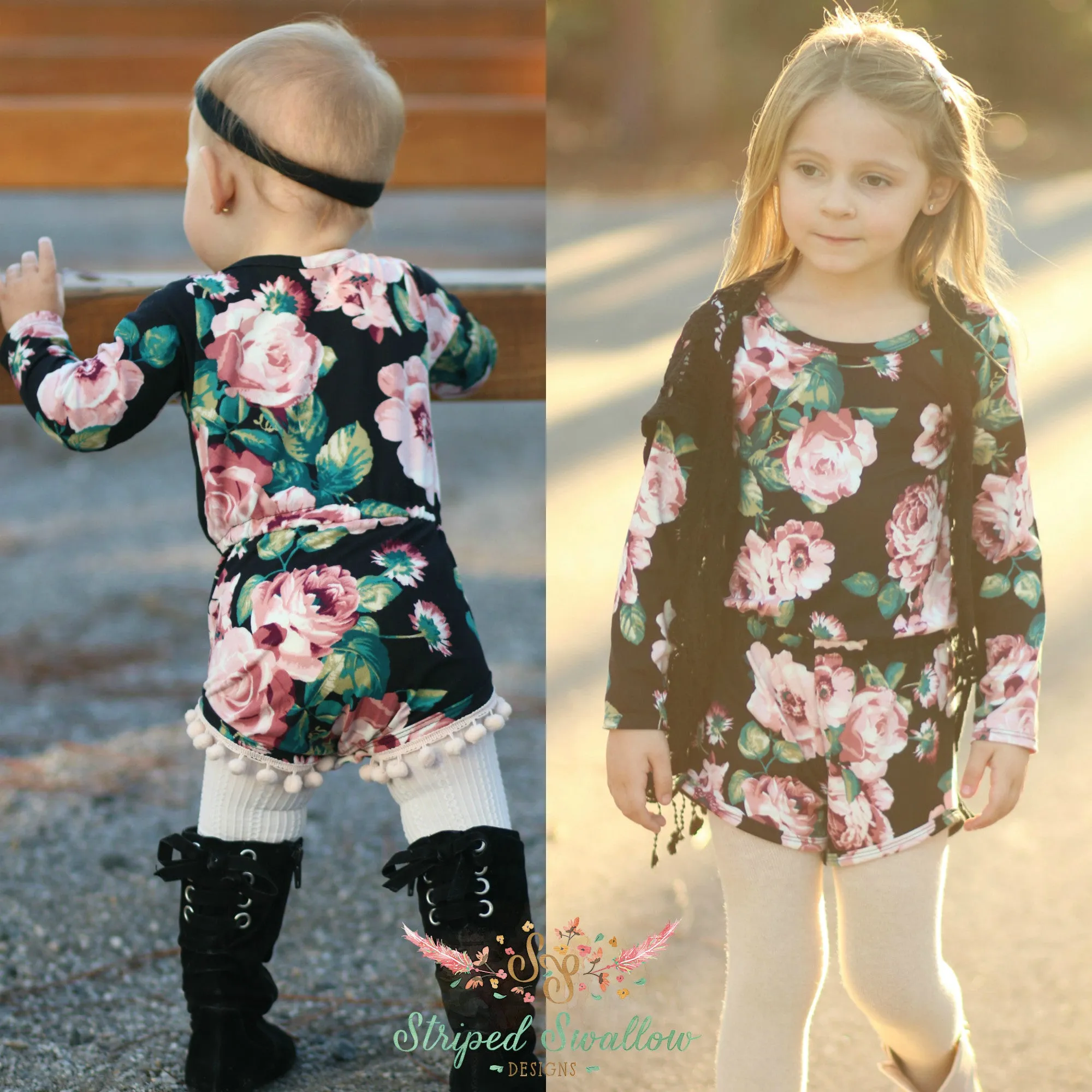 Long Sleeve Add-On for Baby and Girls' Emerie Romper