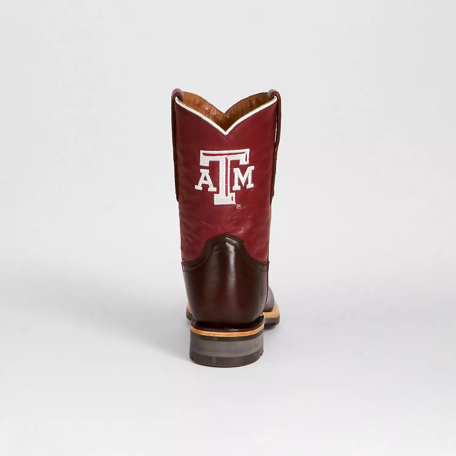 Men's A&M Roper Barn Boot :: Chocolate