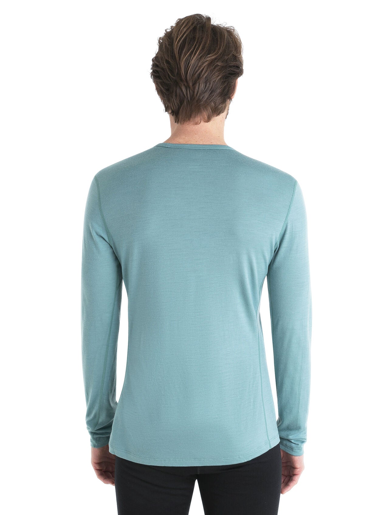 Mens Merino 200 Oasis LS Thermal Top Ski Stripes