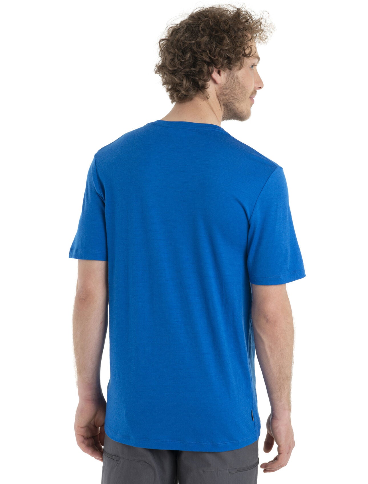 Mens Merino Tech Lite II Short Sleeve Tee Ski Stripes