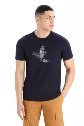 Mens Tech Lite II SS Tee Skiing Yeti