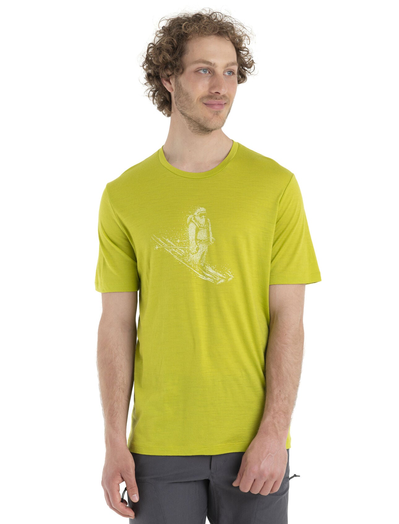 Mens Tech Lite II SS Tee Skiing Yeti