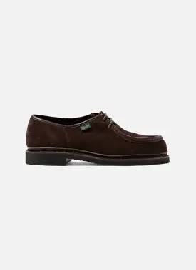 Paraboot Suede Michael Shoe in Brown