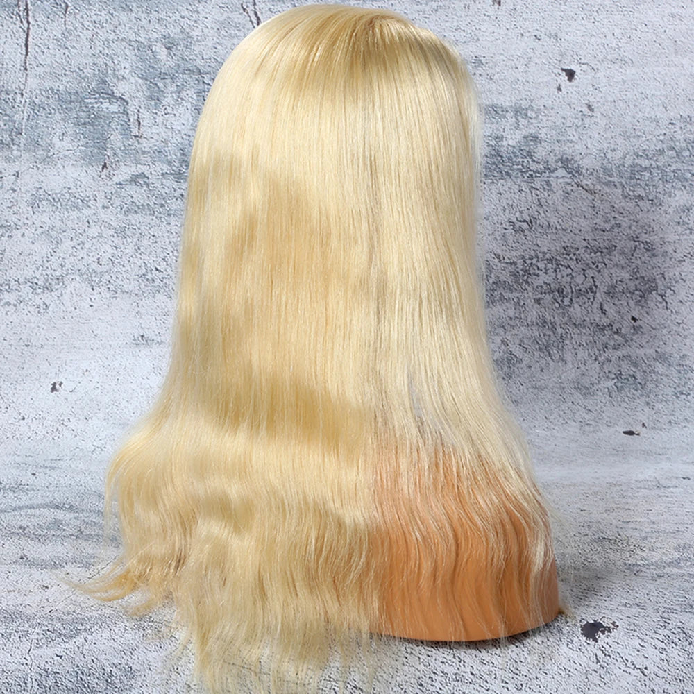 Premier Beauty Lace Wig can dye to any color brazilian virgin remy human hair silky straight 613 blonde