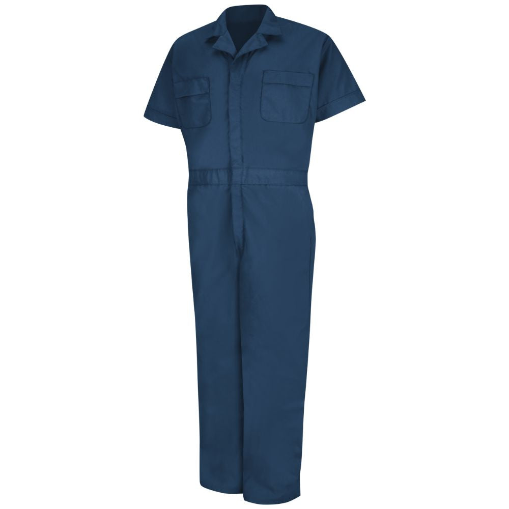 Red Kap Men's Short Sleeve Speed Suit Coverall CP40 - Navy