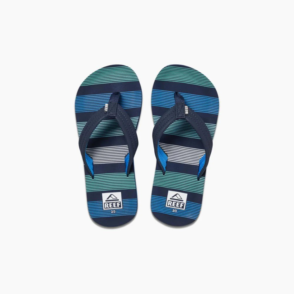 Reef Deep Sea Stripes Ahi Children's Sandal