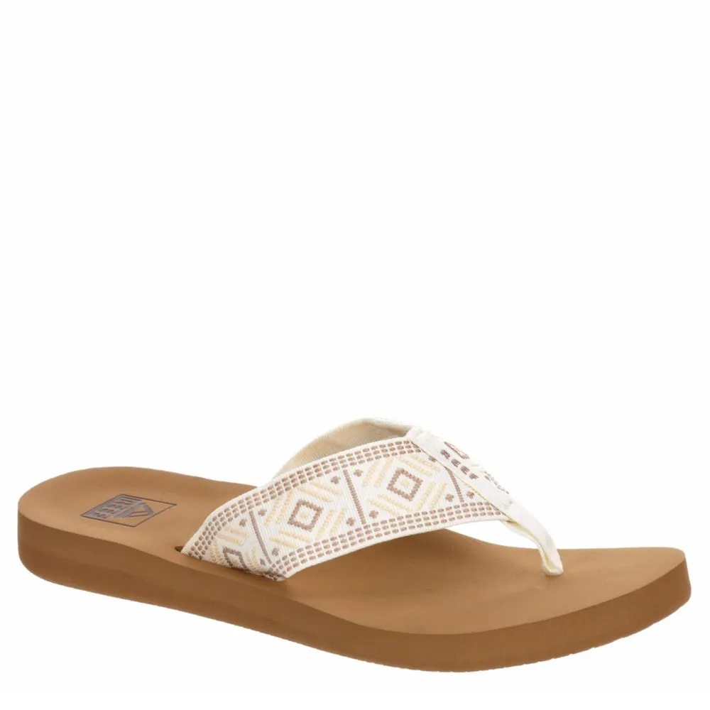 REEF  WOMENS SPRING WOVEN FLIP FLOP SANDAL