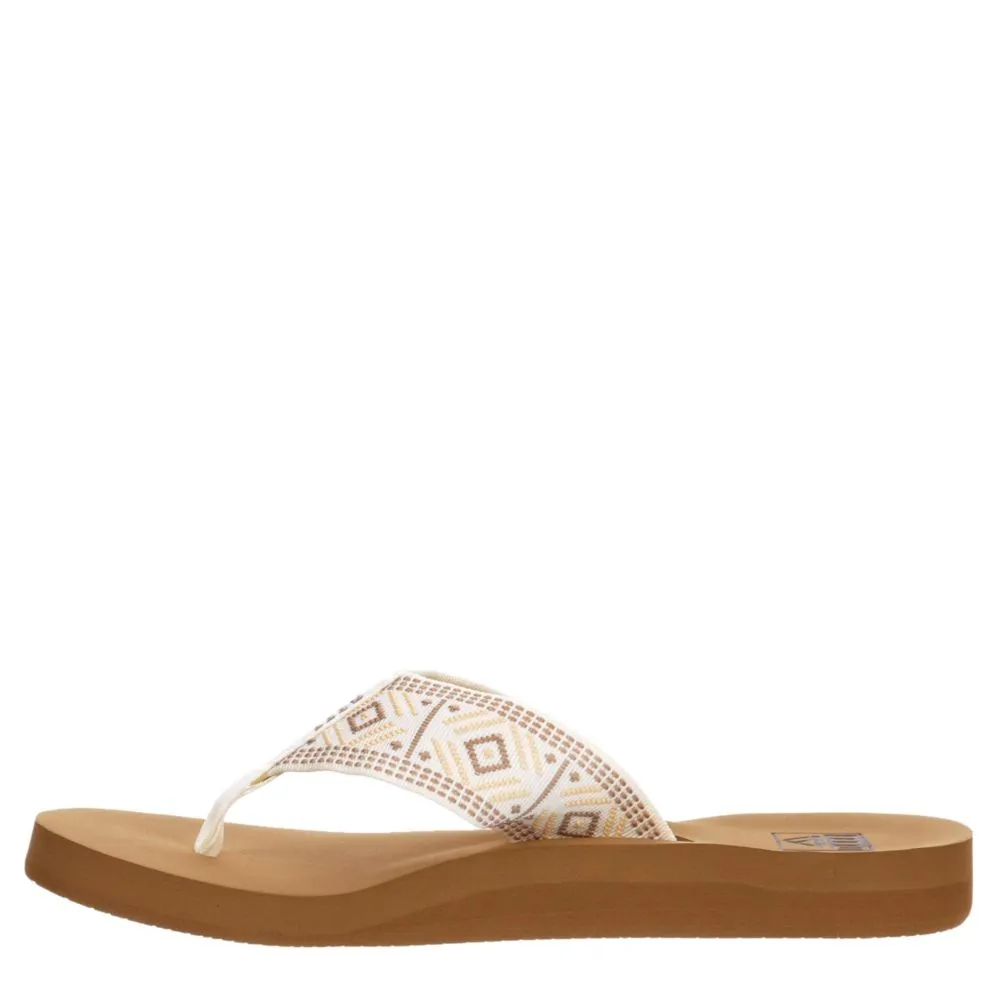 REEF  WOMENS SPRING WOVEN FLIP FLOP SANDAL