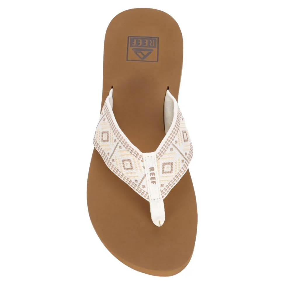 REEF  WOMENS SPRING WOVEN FLIP FLOP SANDAL