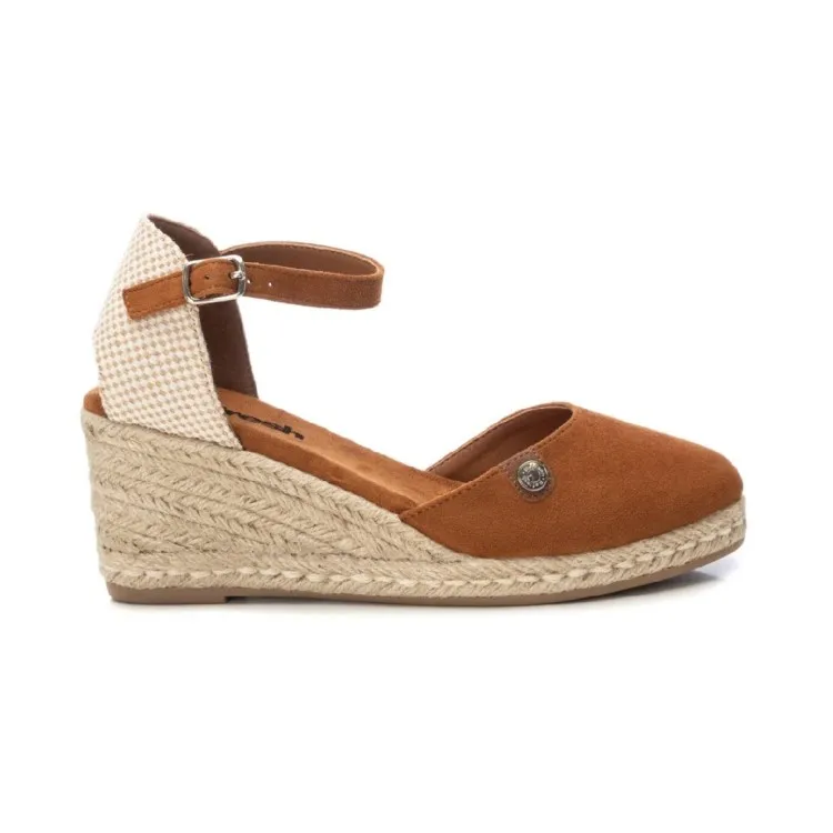 Refresh 171882 Scarpe Donna Campesine Zeppa Media Camel