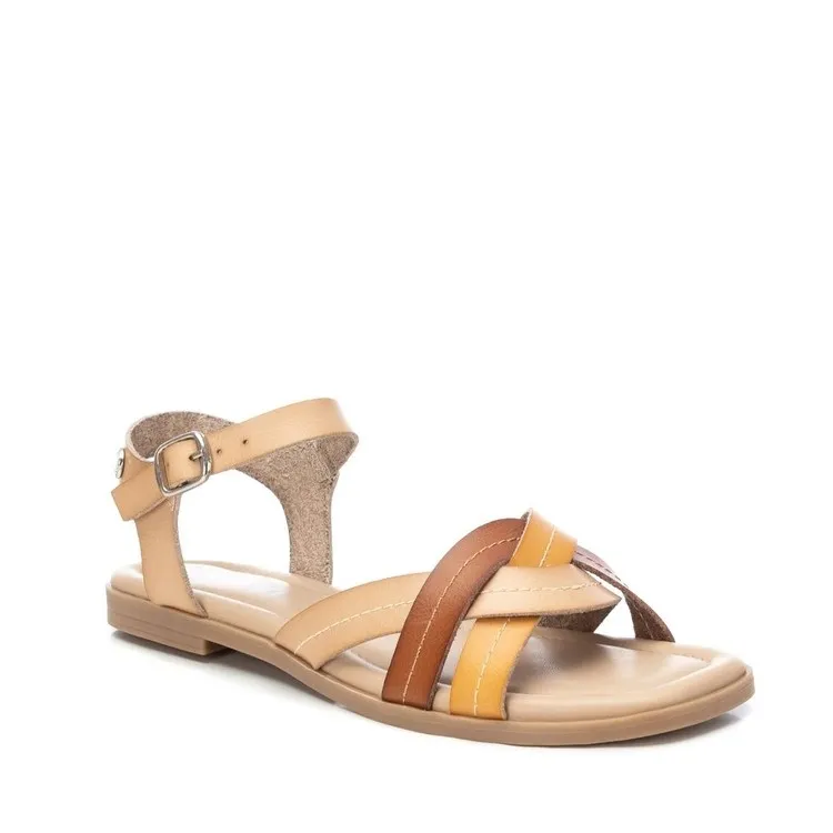 Refresh 171936 Sandali Donna Flat Beige