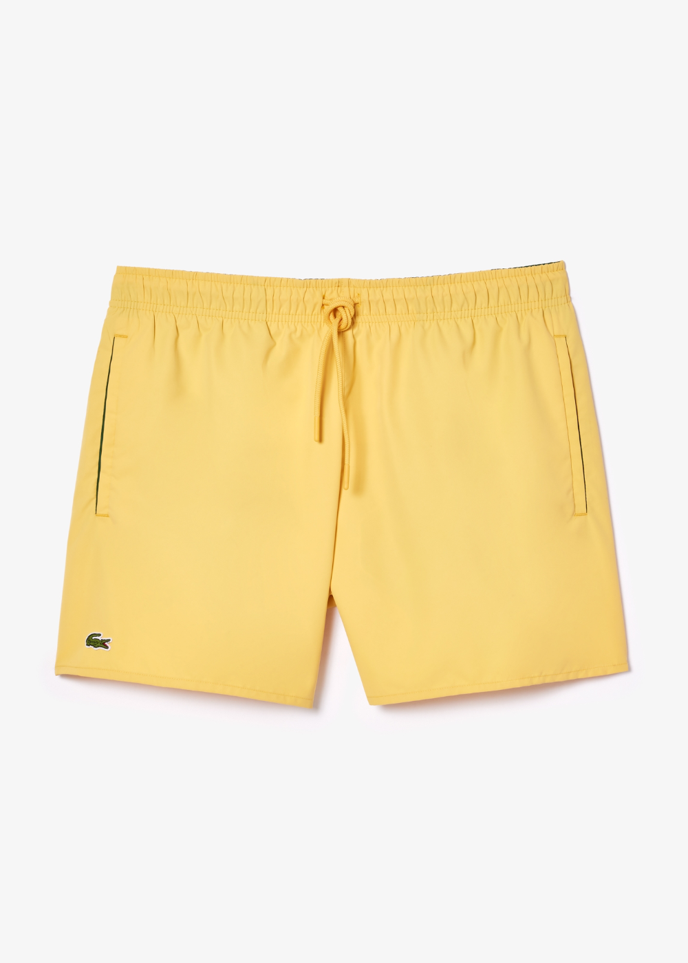 Short de bain Lacoste jaune