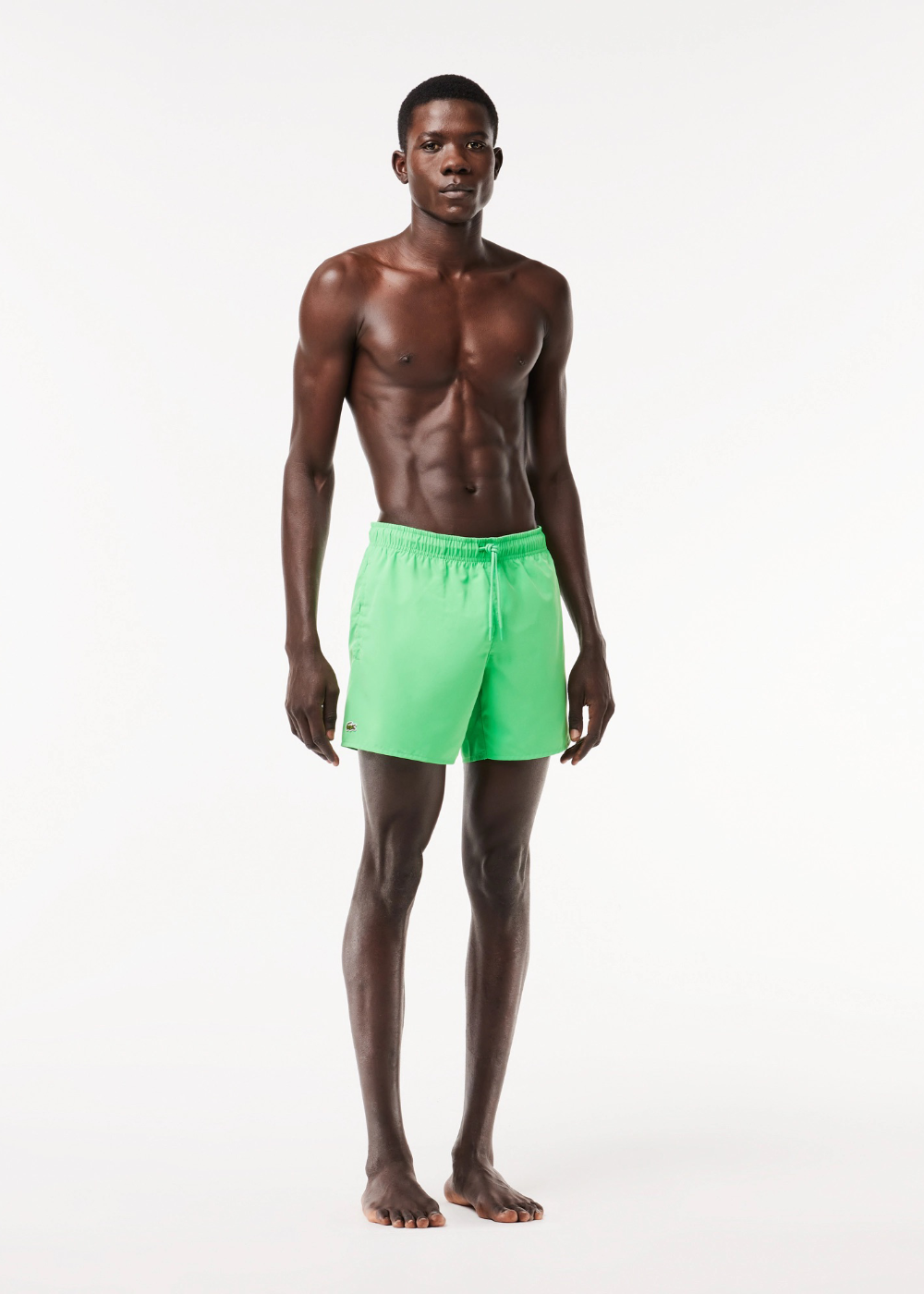 Short de bain Lacoste vert