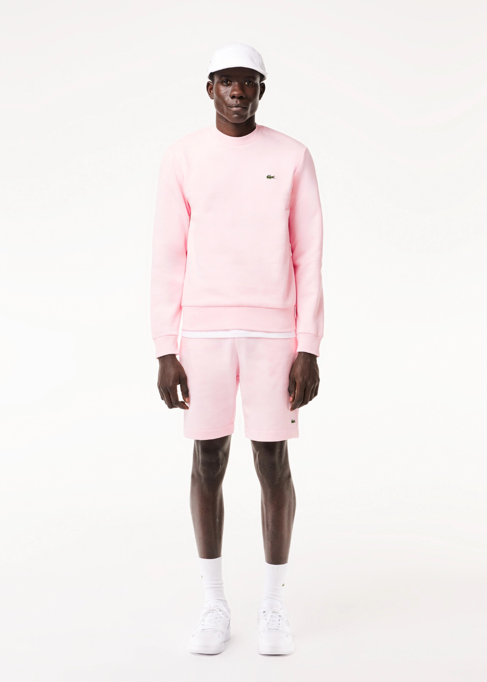 Short Lacoste Lacoste en molleton rose