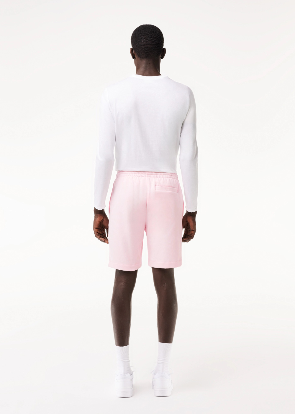 Short Lacoste Lacoste en molleton rose