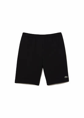 Short Lacoste molleton noir