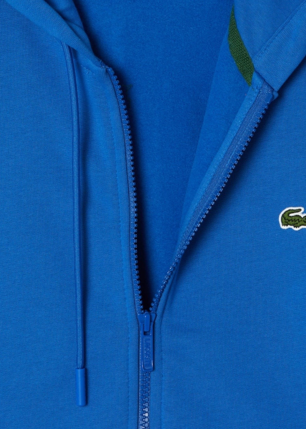 Sweat-shirt Zippé Lacoste bleu