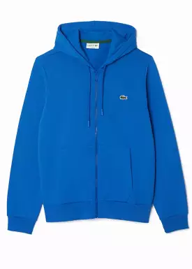 Sweat-shirt Zippé Lacoste bleu