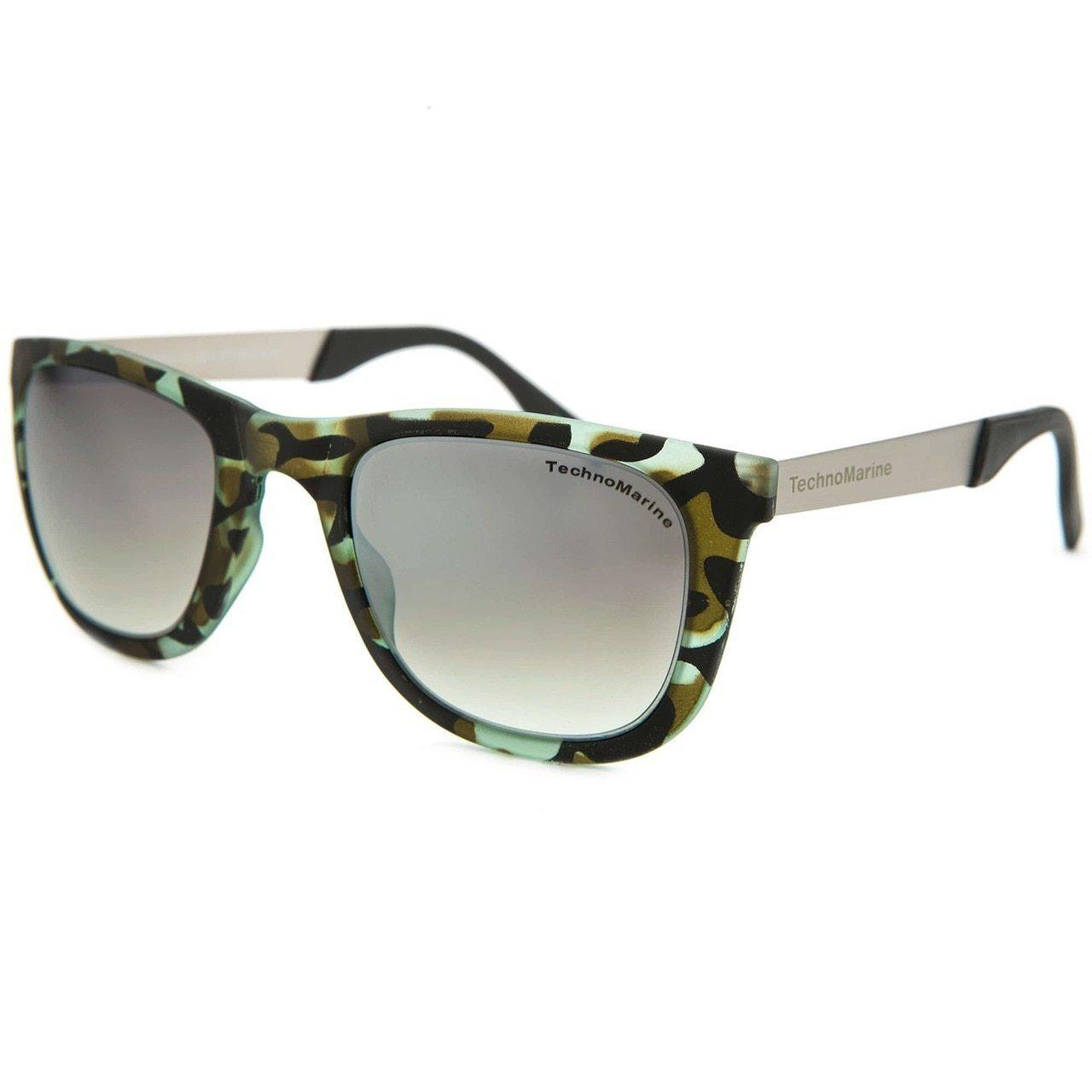 Technomarine Black Reef Wayfarer Mirrored Lens Sunglasses